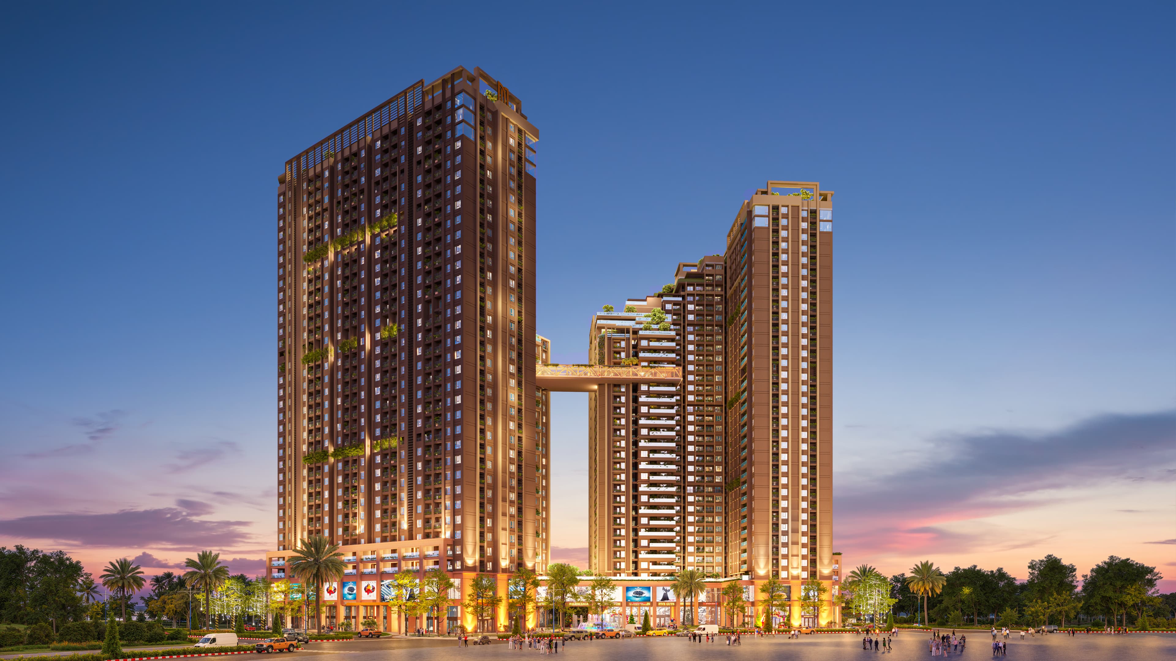 Kiến trúc dự án - Nam Mekong Grand Plaza